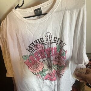 Arula White Nashville Graphic Tee